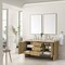 James Martin Vanities Hudson 60in Double Vanity, Light Natural Oak w/ 3 CM Eternal Marfil Top 435-V60D-LNO-3EMR - alternate 2